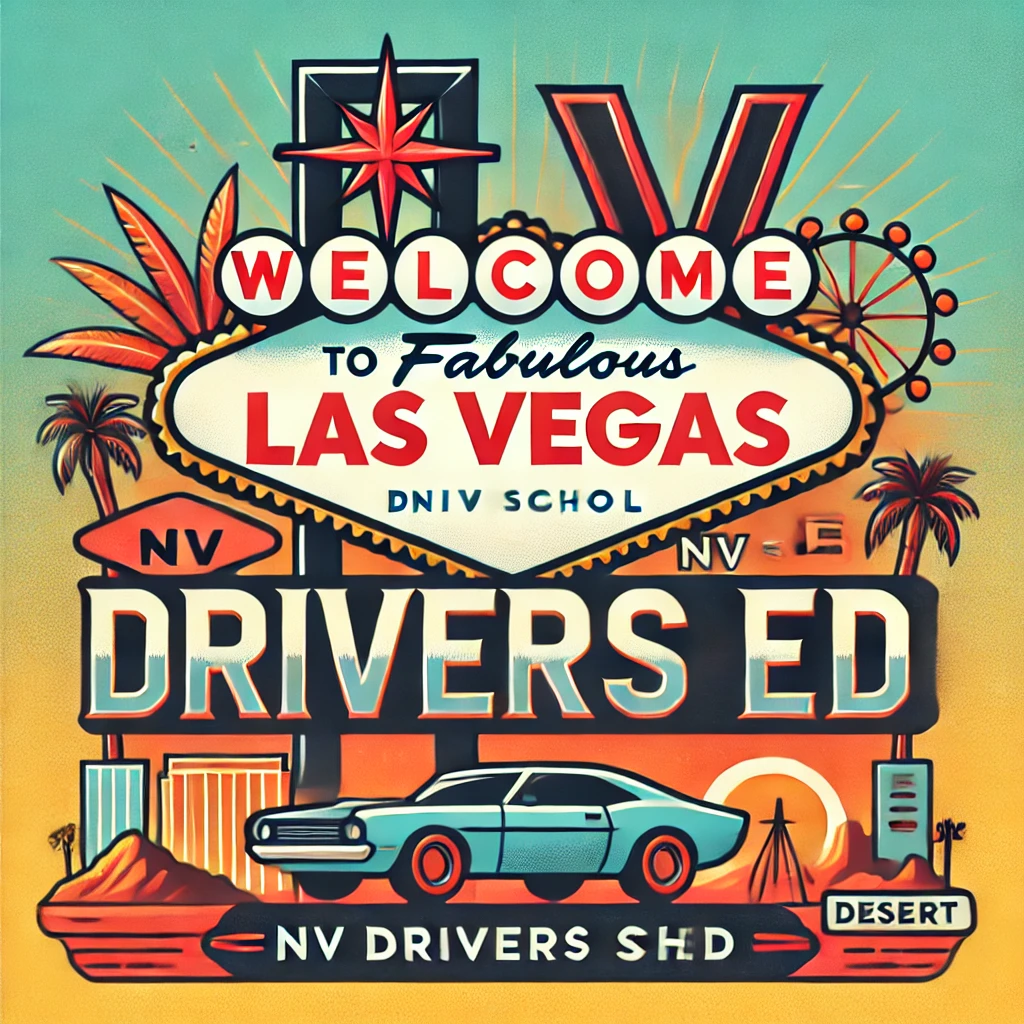 NV Drivers Ed driving school in Las Vegas, offering state-approved driver education and behind-the-wheel training. Driving school cars from NV Drivers Ed, the trusted choice for driver education in Las Vegas.